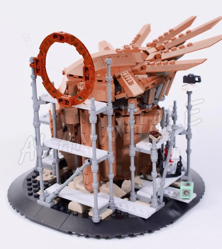 900pcs Super Fighter Spider Base Final Battle scaffold Sand Fortress 70106 Building Blocks Sets Compatible With Model