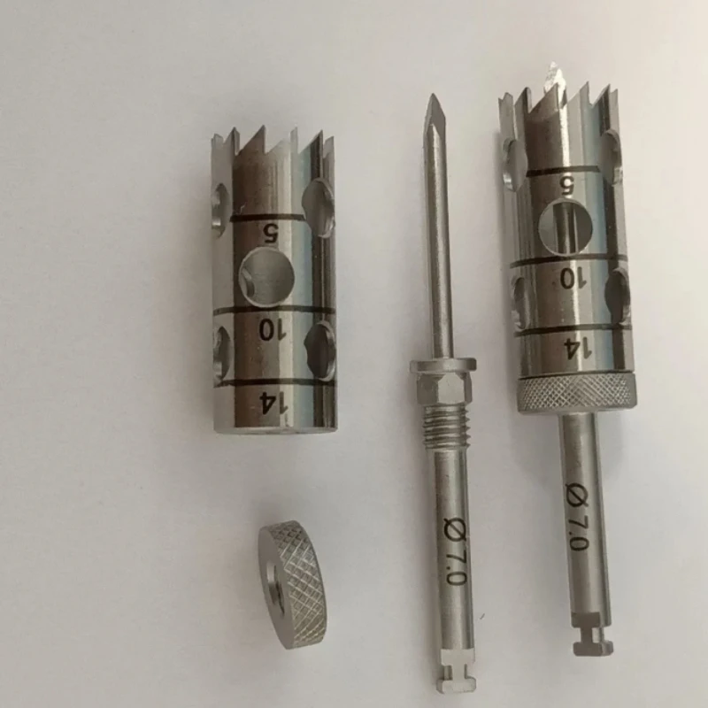 Dental Implant Bone Extraction Drill Hollow Anti Slip Band Positioning Bone Block Ring Cutting Drill Dental Surgical Tools