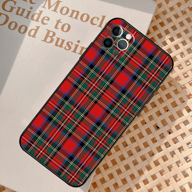 Clan Stewart Dress Tartan Plaid Phone Case For iPhone 17 Air 16 15
