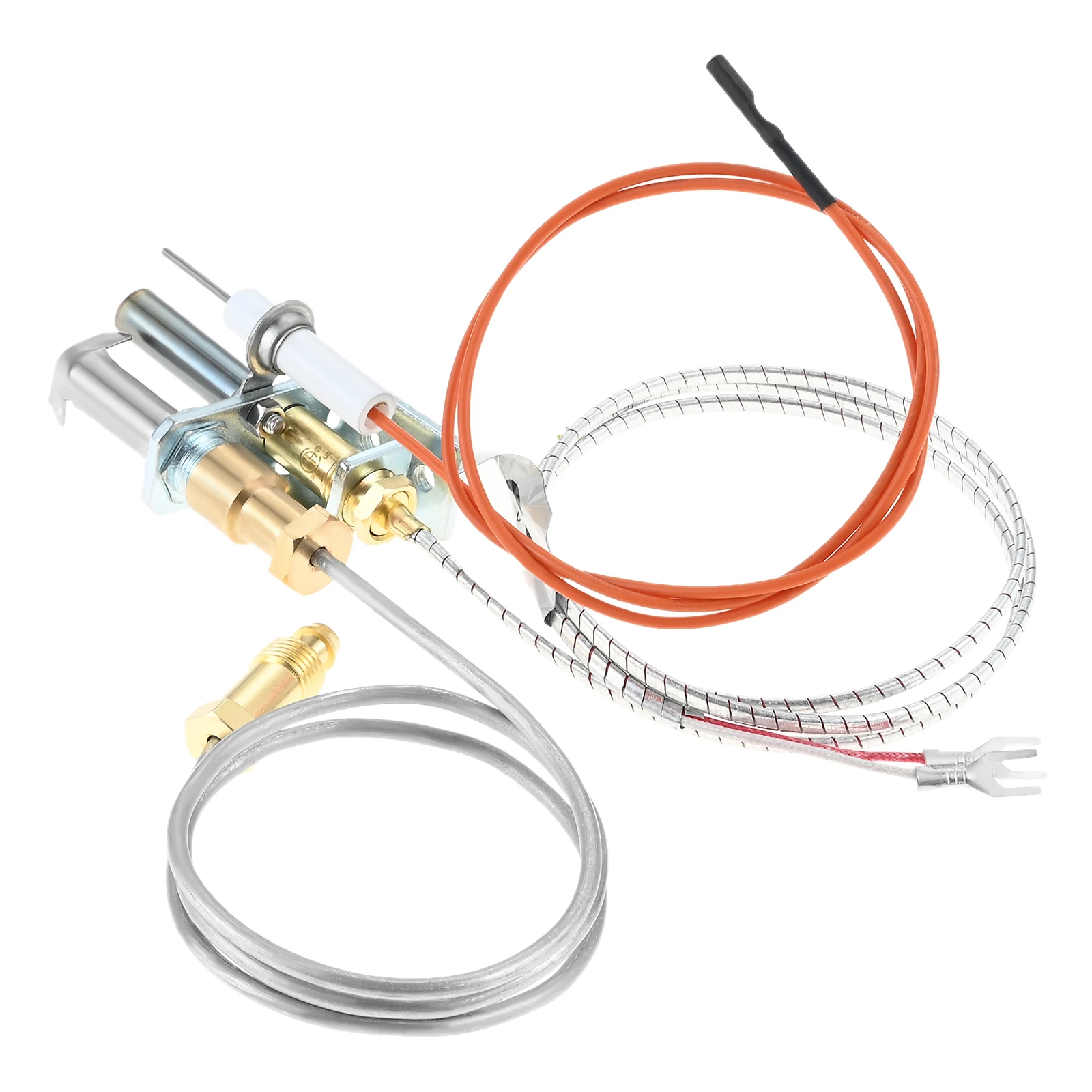 

Бревно для камина и газа в сборе для пилота природного газа, совместимый с камином Heat-N-Glo SL2000, 4000, 5000, 6000, модель SRV446-512A