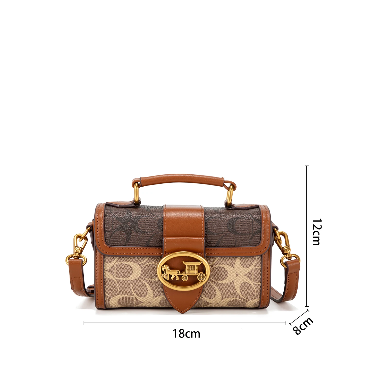 Women's handbag 2026 season new high-end and niche design, underarm bag, contrasting color, light luxury single shoulder crossbo