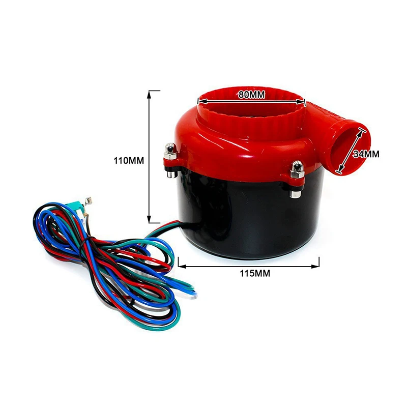 Carro universal falso despejo eletrônico turbo soprar válvula hooter auto modificado som analógico bov para carros gerais sem turbo