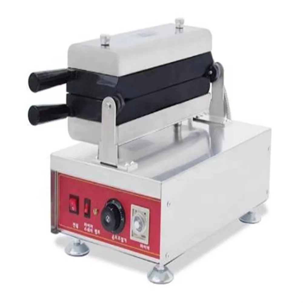 Commercial Electric Taiyaki Ice Cream Cone Maker Fish Shape Waffle Baking Machine for Dessert Shops Snack Bars