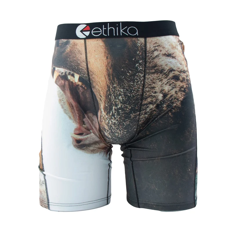 ETHIKA Men Underwear Boxers 1Pcs Breathable Mesh Crotch Man Swimming Underpants Plus Size L-3XL Mens Panties Men's Boxers Briefs image 4