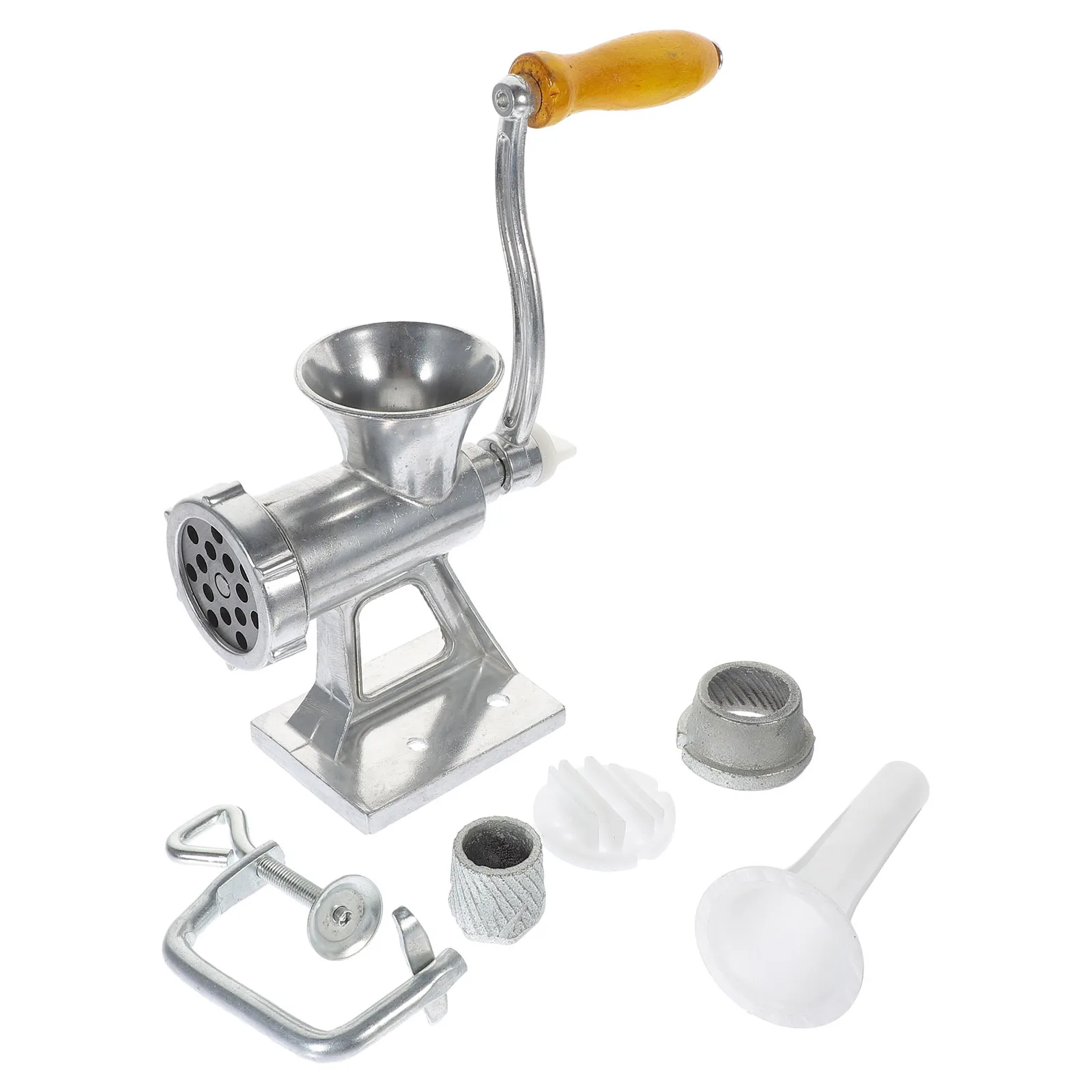 

1Set Manual Meat Sausage Stuffer Heavy-Duty Aluminium Alloy Portable Kitchen Tool Manual Minced Machine for Home Restaurant