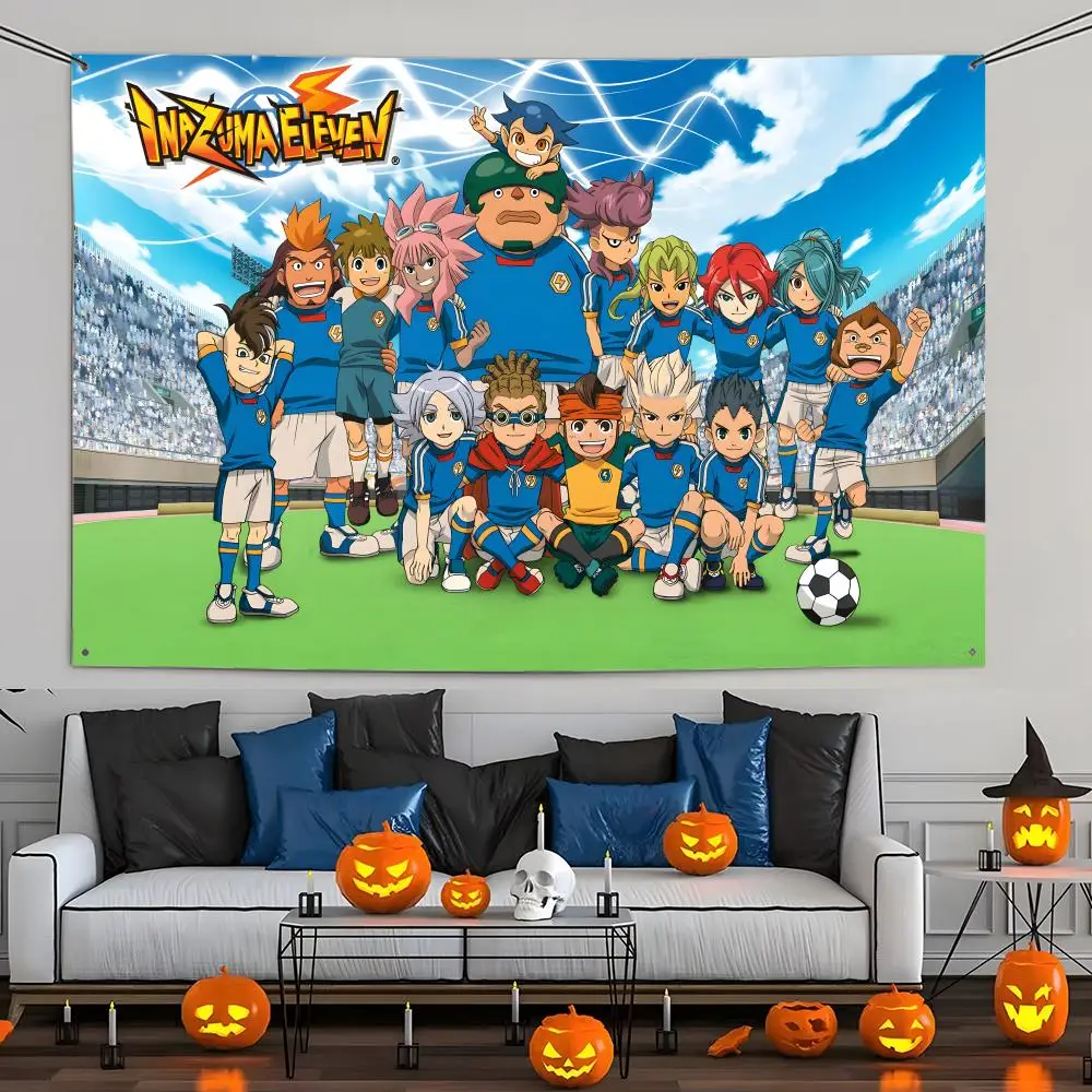 Axel Blaze Firestorm Inazuma Eleven Anime Flags Wall Hanging Tapestry Outdoor Decorative flag Background Blanket