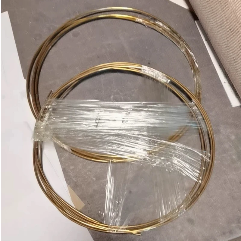

0.8-8.5mm H62 Brass Wire Solid Brass Rod Bare Copper Round Wire for Electronics Craft Modeling Industrial Parts