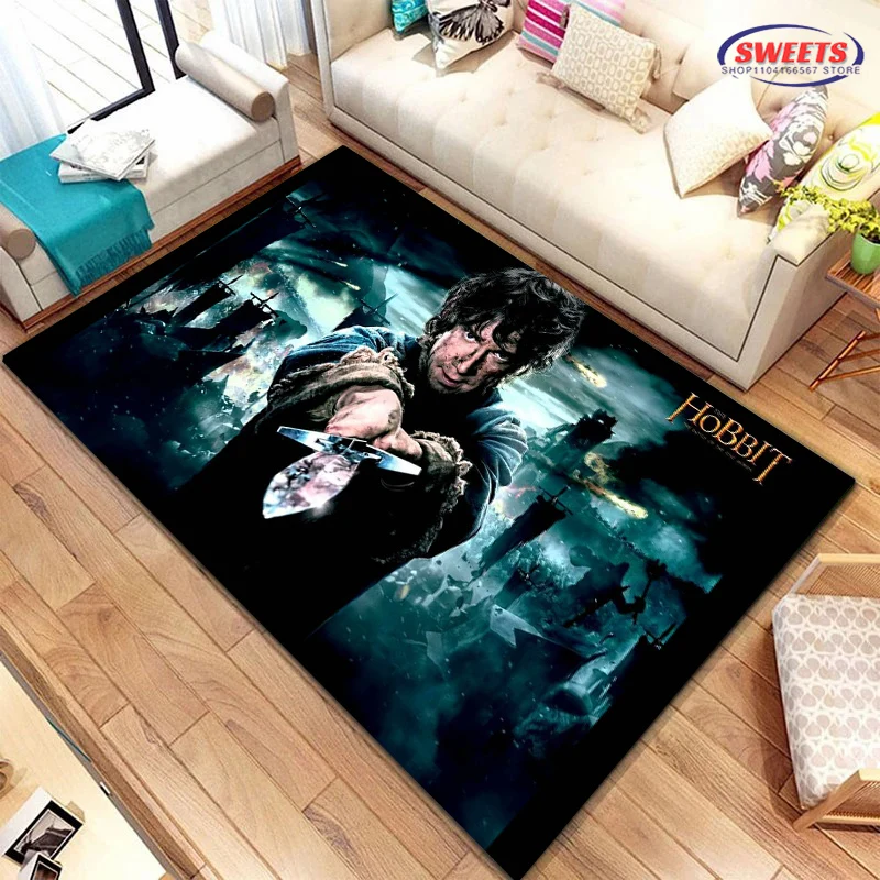 3D The Hobbit Carpet New Release! Anti-slip Sound Insulation, Rug for Living Room Bedroom Bedside and Office Areas, Durable Mat