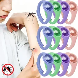 Essential Oil Mosquitoes Wristband Bracelet Summer Indoor Outdoor Anti Mosquitoes Bite Repeller Waterproof Sweat Proof Wristband