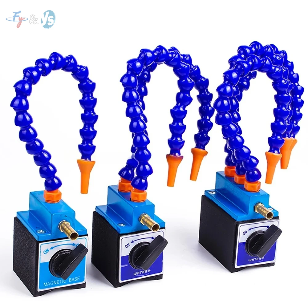CNC Mist Coolant Lubrication Spray System, Oil Mist Cooling Sprayer for Lathe Milling Drill Engraving Machine