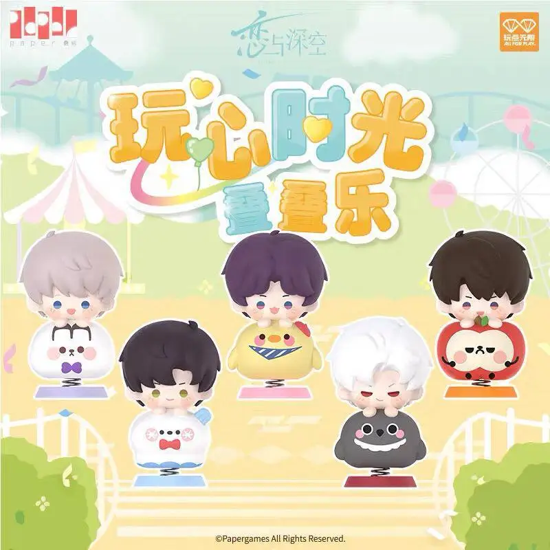 

Love and Deepspace Stackable Blind Box Playful Time Series Qin Che Li Shen Qi Yu Shen Xinghui Xia zhou Anime Figure Toy for Fans