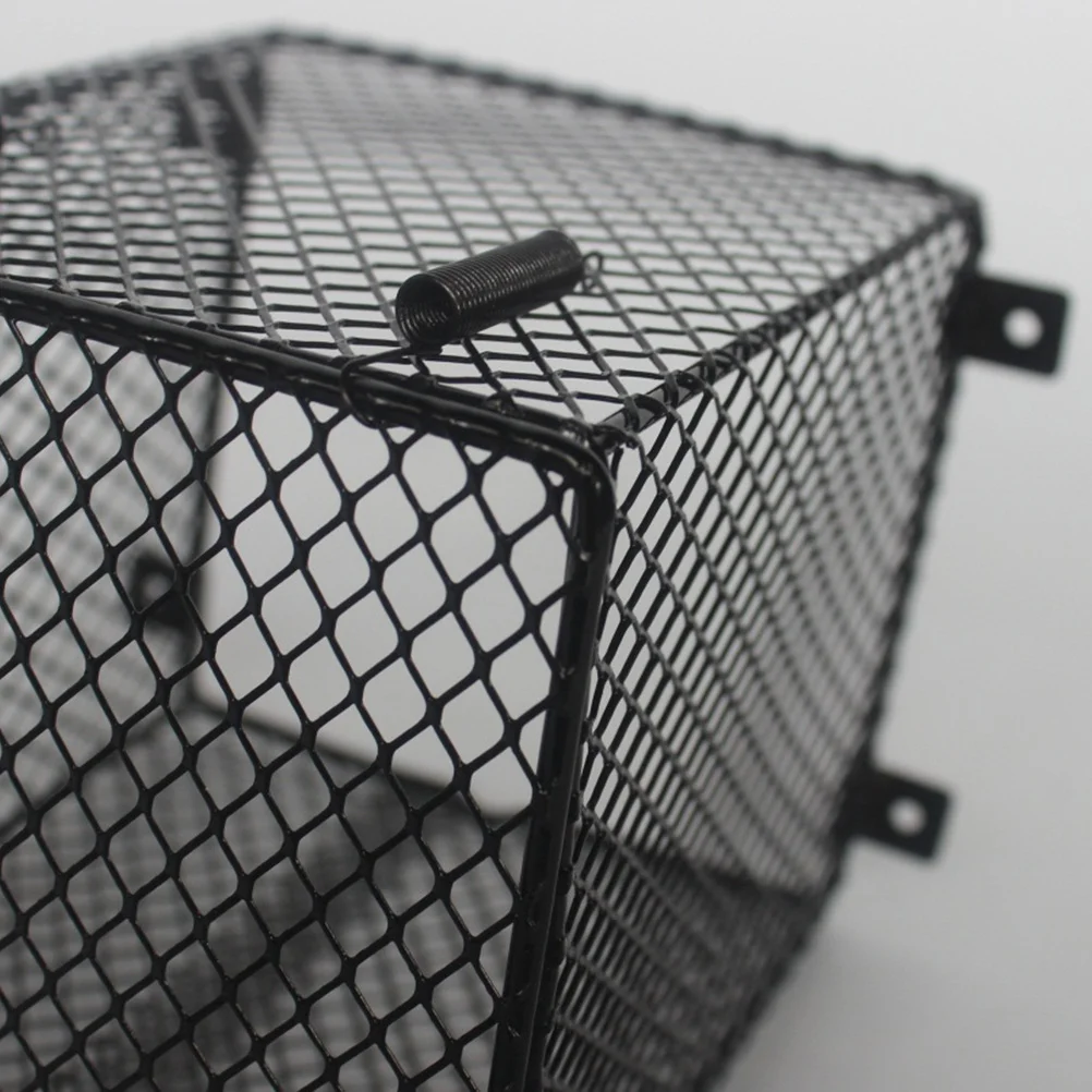 

Square Reptile Heat Lamp Guard Anti-Scald Shade Durable Iron Easy Installation Day Night Lights Protect Pets from Burns and