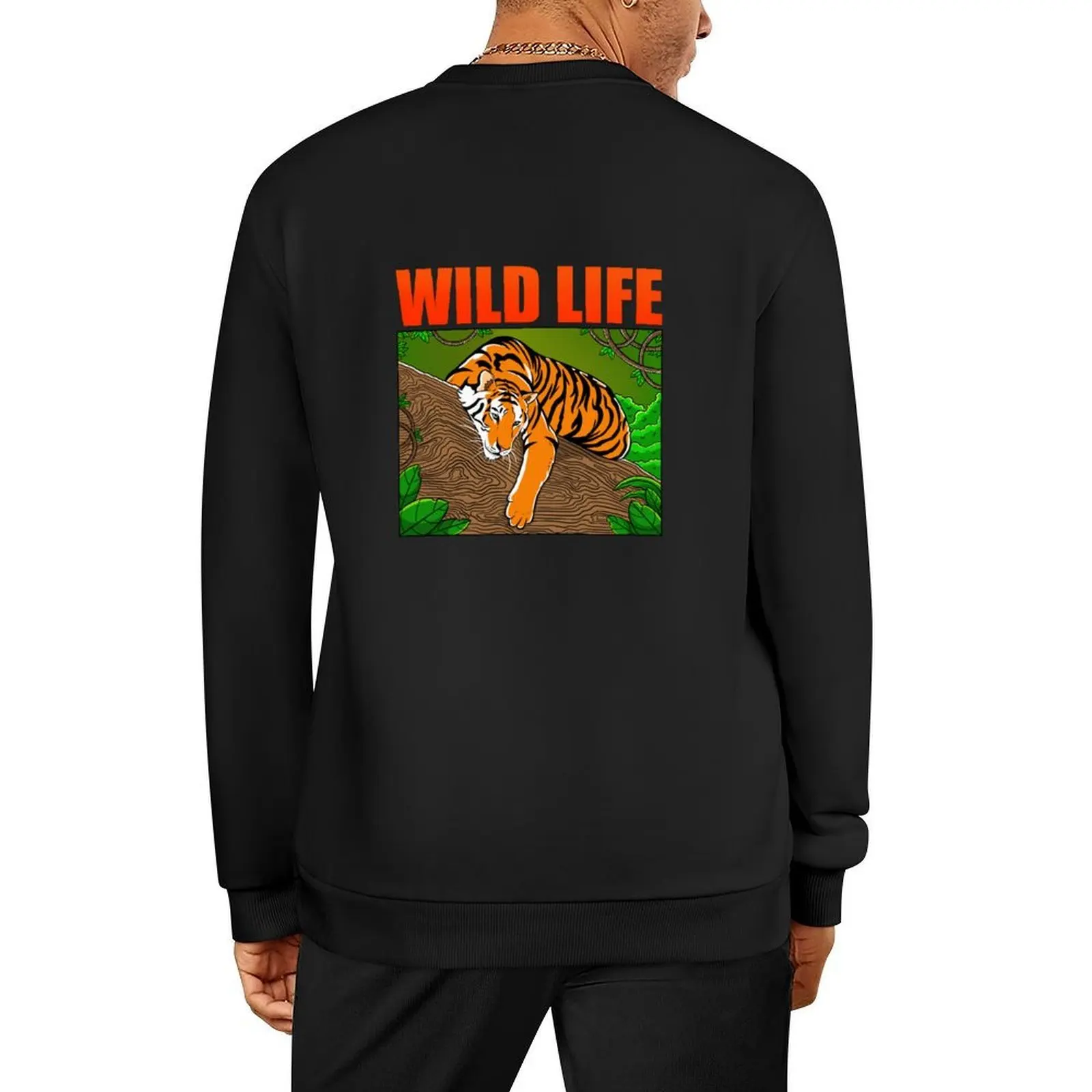 

Wild Life Pullover men clothes men's autumn clothes mens clothing graphic t shirts men men sweatshirt
