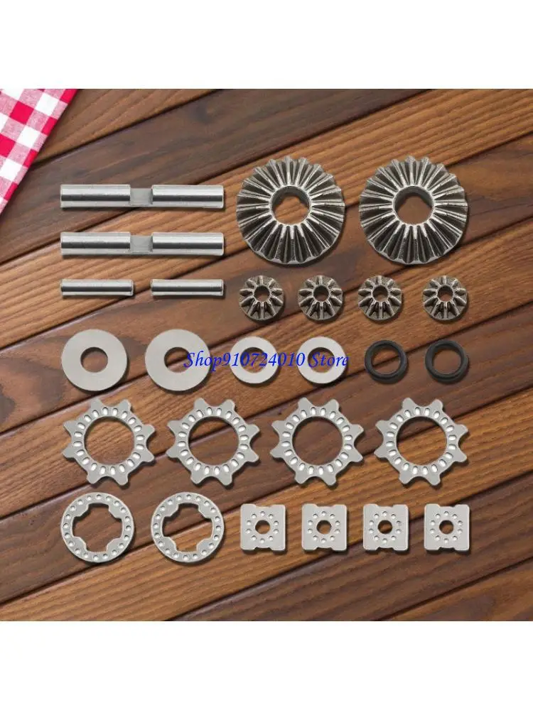 

77HD Model Car Replacement Part Differential Gear Set for 1/7 and 1/8 Truck Car Toy