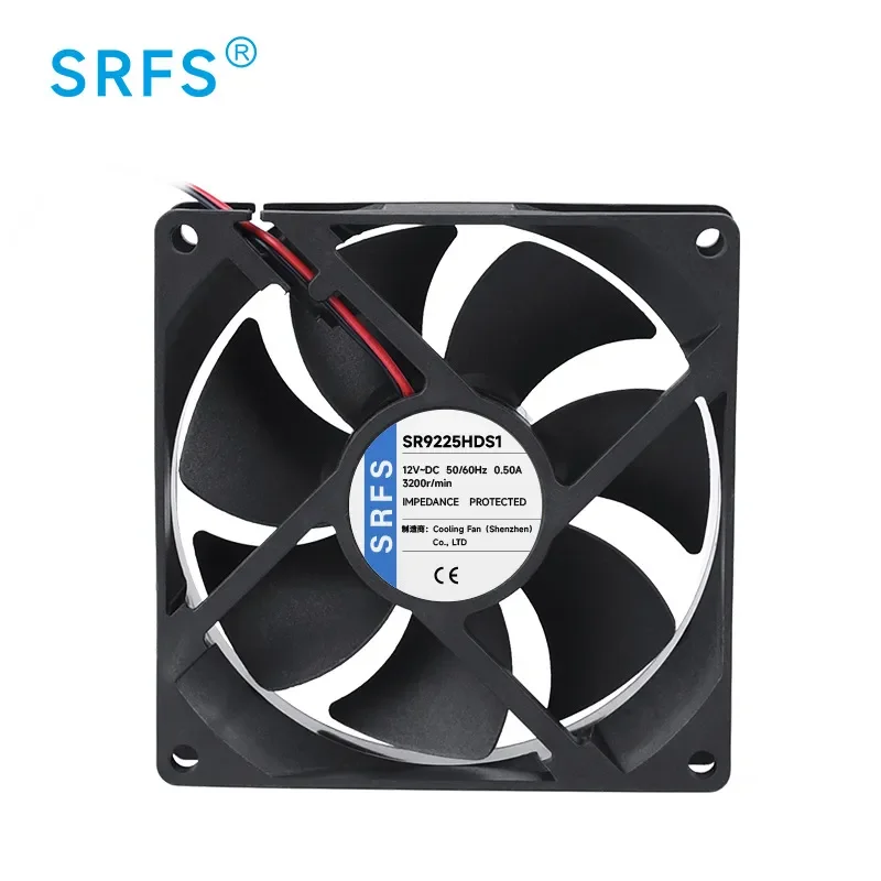 Factory Customized DC9025 Fan for 12V 9cm and 24V Oil-Filled Chassis Cabinet Cooling Exhaust Silent Fan