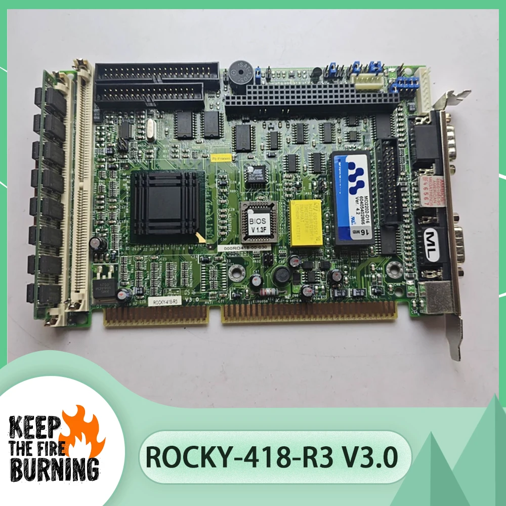 ROCKY-418-R3 V3.0 ISA semi long card industrial control motherboard