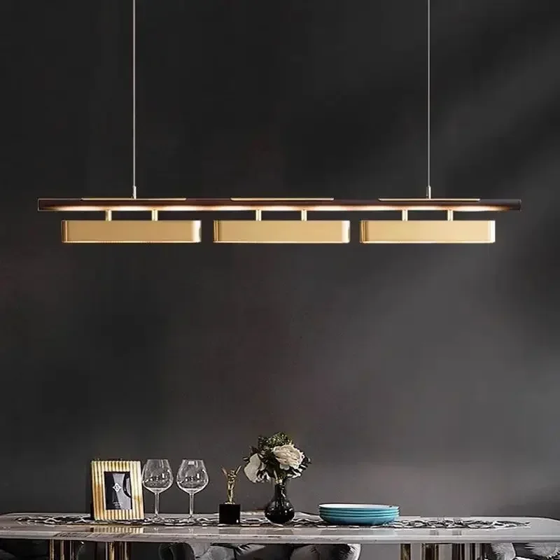 

Modern Home Decoration Nordic Salon Chandeliers Design Style Black Gold Led Lights Dining Table Living Room Kitchen Pendant Lamp