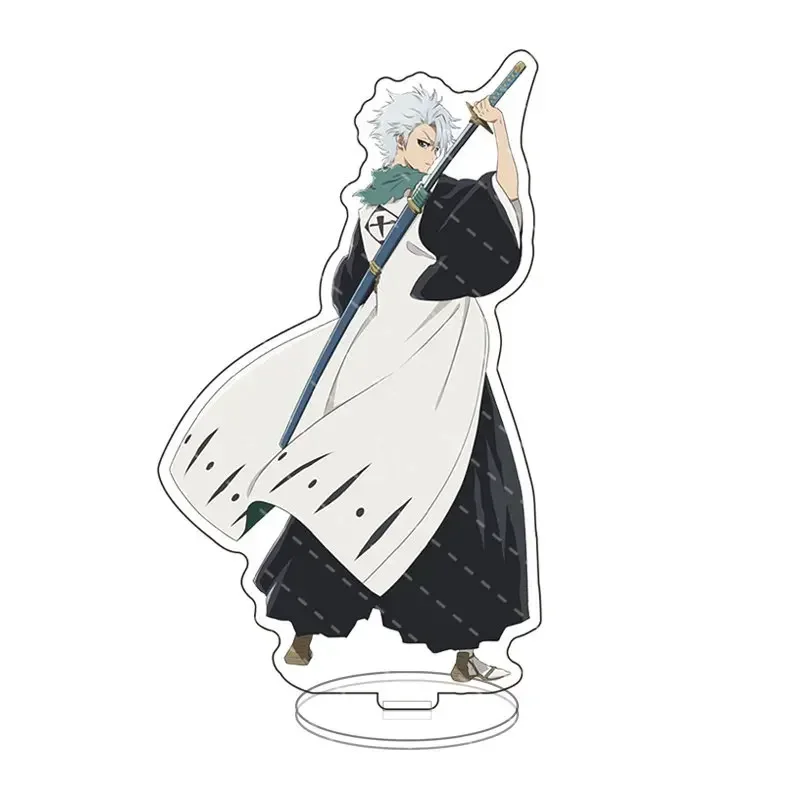 Anime Bleach Acrylic Stand Model Plate Kurosaki Ichigo Kuchiki Rukia Hitsugaya Toshiro Cartoon Figures Standing Sign Holder Gift