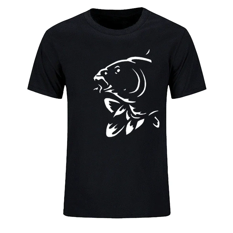Funny carp sports T shirt men\'s summer fishing fisherman sports shirt men\'s leisure Harajuku O collar men\'s 3D t shirt clothing