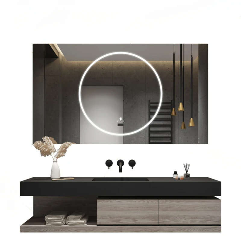 Organizer Mirror Bathroom Cabinets Modern Luxury Smart Vanity Washroom Cabinet Sink Toilet Armario De Banheiro Home Furniture