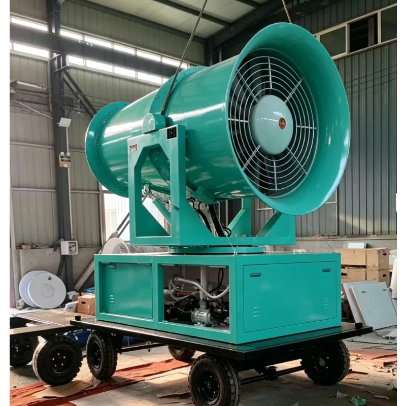 Stainless Steel Mist Cannon, Dust Prevention and Dust Reduction Fog Cannon,Industrial Dust Suppression Fog Cannon Machine