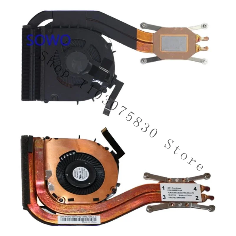 WYORESY New  For Laptop Lenovo ThinkPad X1 Carbon Fan 1st Gen X1C CPU Fan Heatsink Radiator 04 W3589