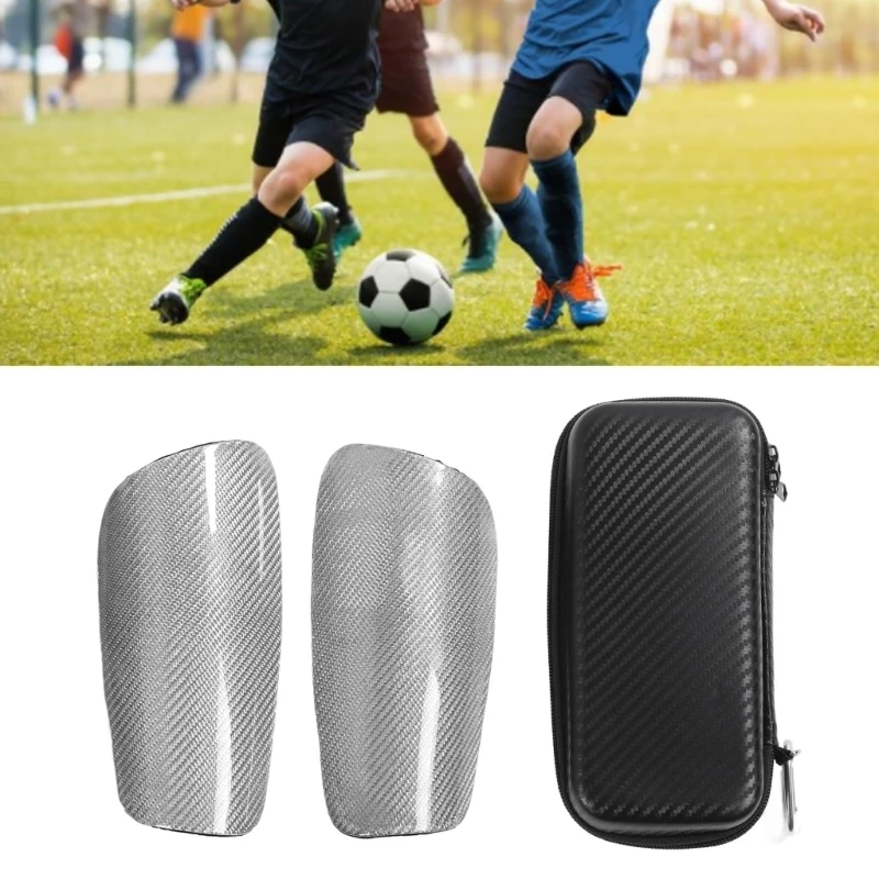 Collision Prevention Carbon Fiber Shin Guards Leg Protectors Pad For Kids Adult