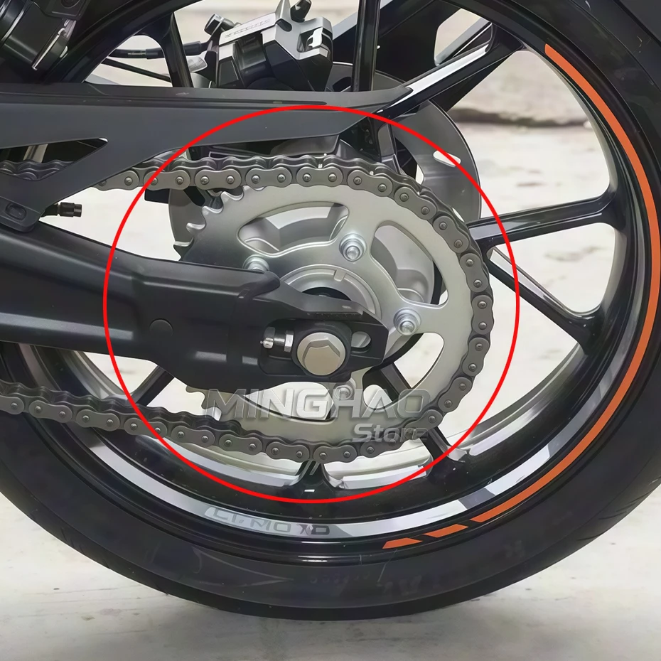 For CFMOTO 250NK 250SR 300NK 300SR Motorcycle Accessories Chain Set Chain Size Chains Wheel Front and Rear Teeth Disc