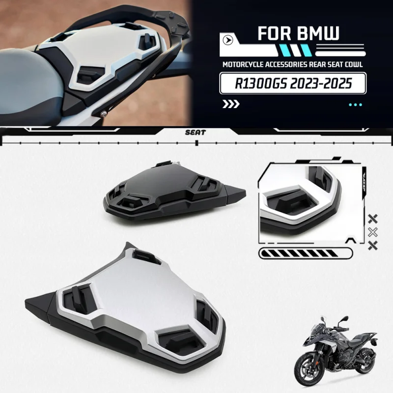 

Чехол на заднее сиденье для R1300GS BMW R 1300GS R1300 GS R 1300 GS 2023 2024, обтекатель заднего обтекателя пассажира Pillion Solo