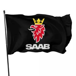 Outdoor Banner with Saab Logo, Warm Wishes, Gorgeous Halloween Banner, Home Decoration, Cool Boy, Nautical Flag, Mountaineering