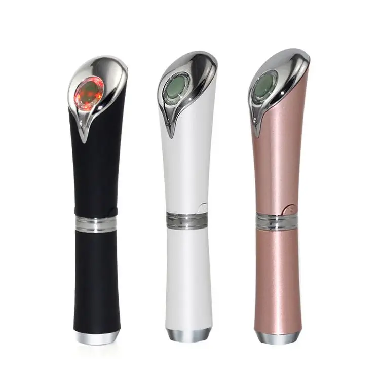 Skin Mini Beauty Wand Dark Circle Removal Pen Anti Wrinkle Hot Hammer Red Blue Light Therapy Face Device Stick Eye Massager