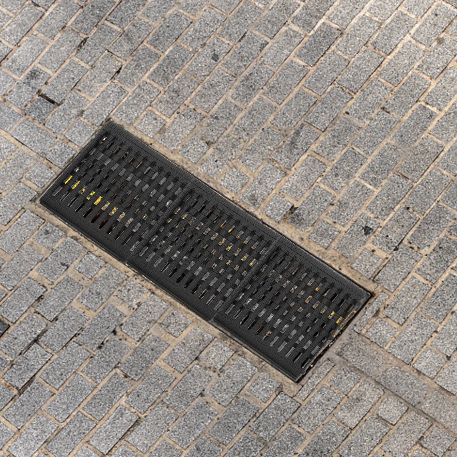 Plastic Drainage Grate Interlocking System Outdoor Driveway Garden Patio Rainwater Drain Protector Sewer Cover Replacement
