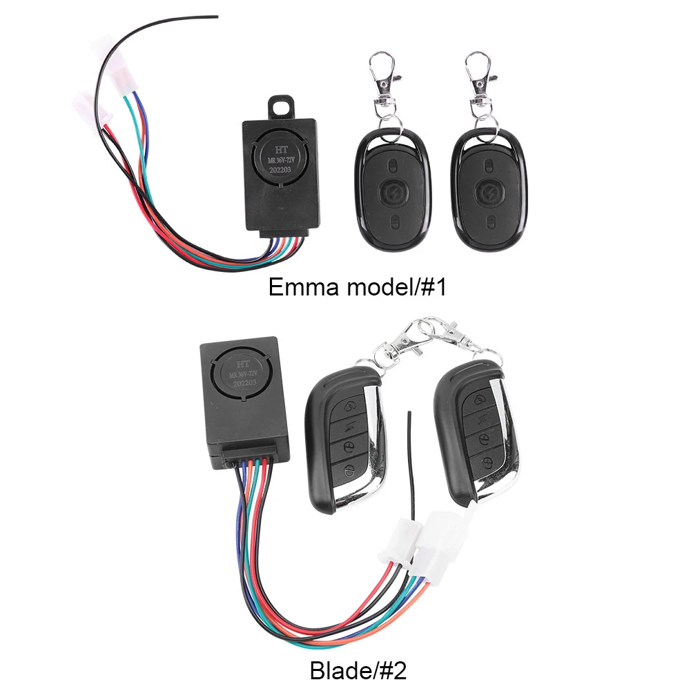 36-72v 125db E-bike Anti-theft Device Anti Lost Electric Scooter Bicycle Remote Control Detector Alarm Drop Shipping