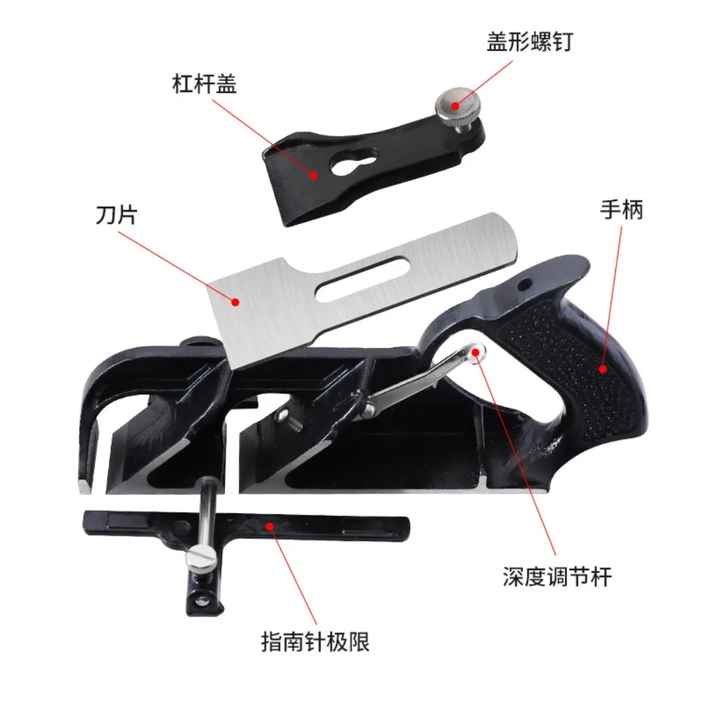 European woodworking planer, table planer, groove planer, knife groove planer, iron planer, edge planer, small manual planer, ca