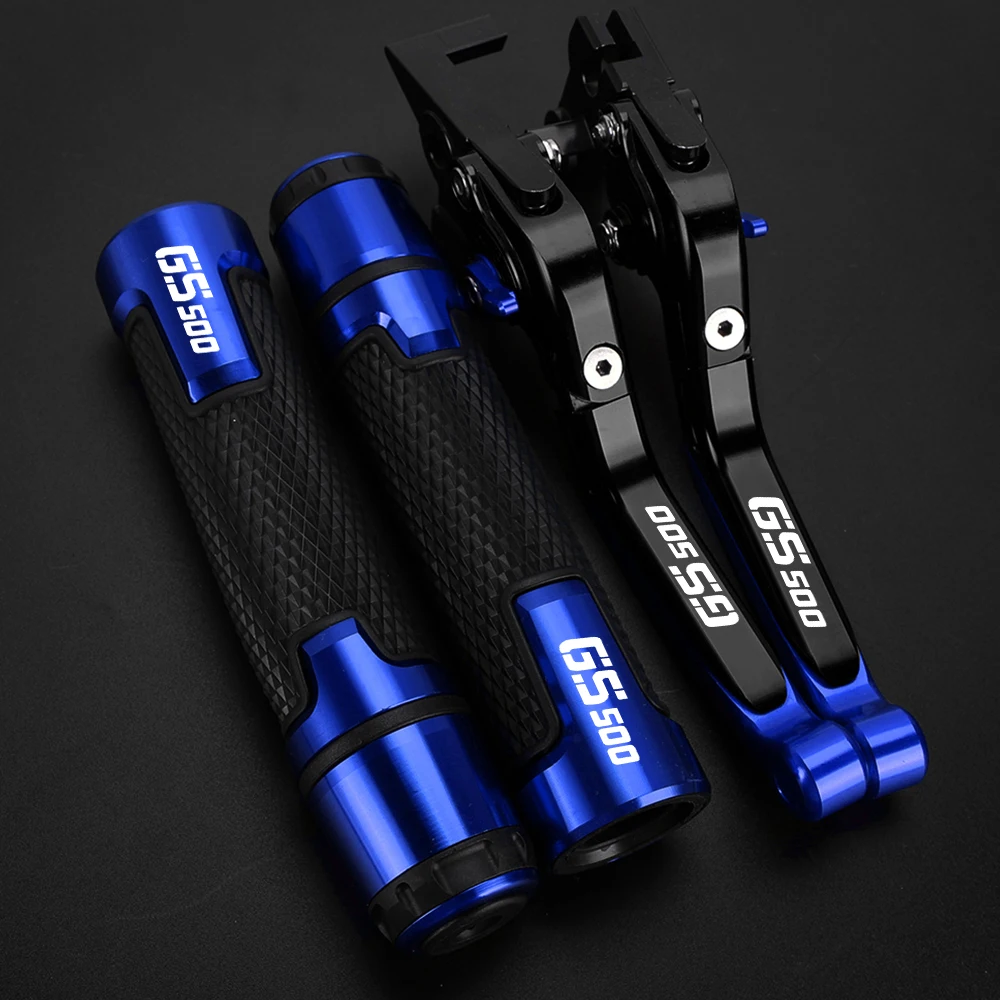 

Motorcycle Brake Clutch Levers Handlebar Grips For SUZUKI GS500 GS 500 1989 1999 2000 2001 2002 2003 2004 2005 2006 2007 2008