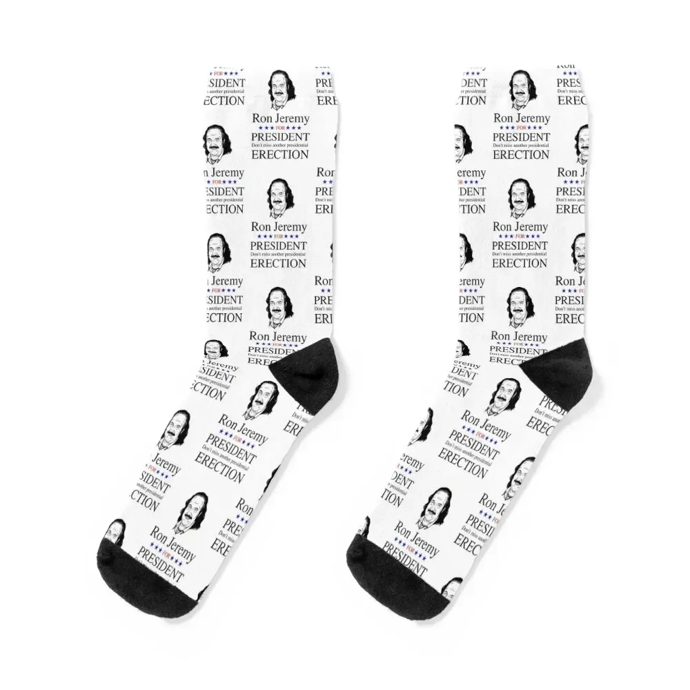 

Ron Jeremy for President Socks funny gift japanese fashion Thermal man winter Men Socks Luxury Brand Women's