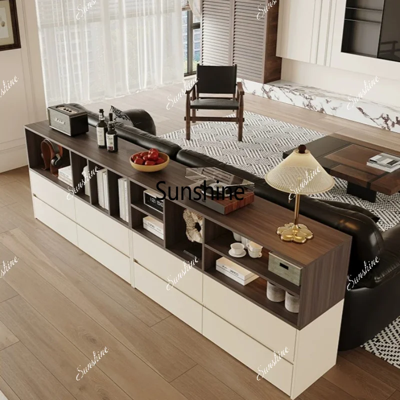 Hidden Wooden Cabinet Organizer Modern Black Living Room Cabinets Super Storage Draws Armario Almacenamiento House Furniture