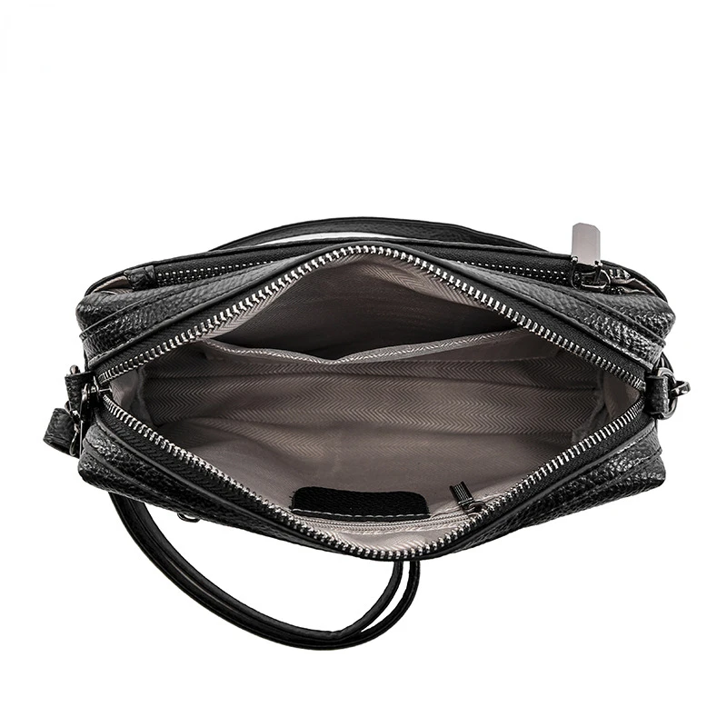 Genuine Leather Women's Phone Bag Single Shoulder Crossbody Bag Ladies' Lightweight Soft Leather Fashionable Small Purse