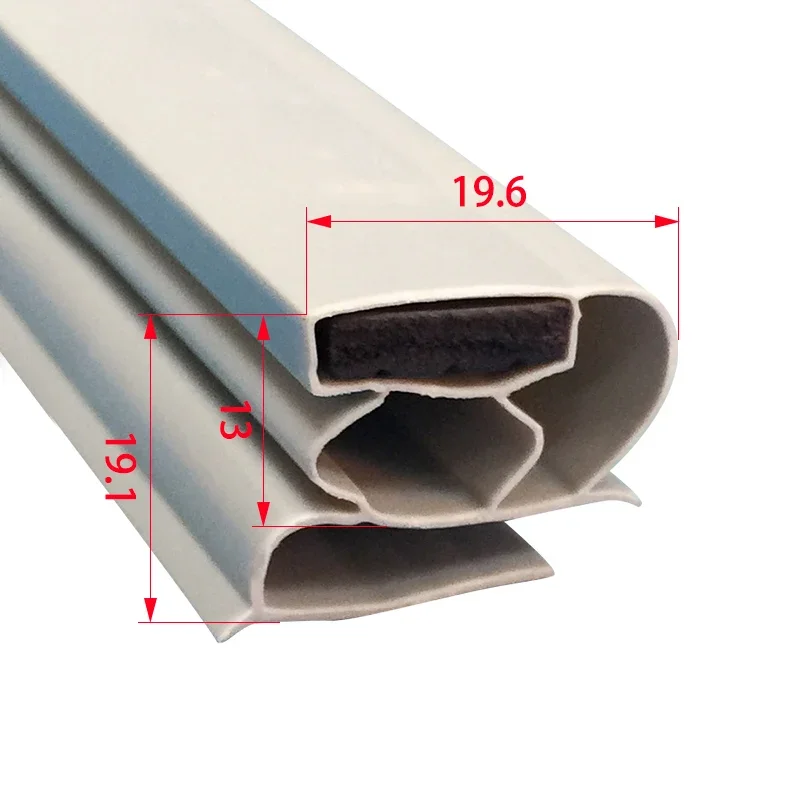 2.5m Long strip uncut delivery refrigerator sealing door gap strip freezer closure  door pad film with magnet #004