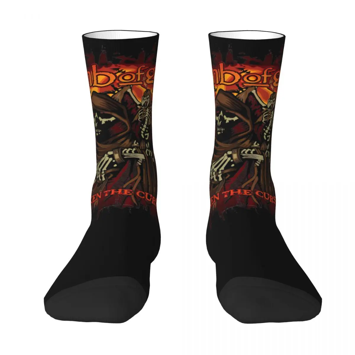 Lamb Of God Heavy Mental Band Theme Dress Socks Outfits for Party Wear Flexible Sock