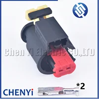Conector impermeable automotriz de 2 pines enchufe de arnés de válvula electromagnética VVT 1- 284556 -1 55567050   Para Chevrolet Opel GM