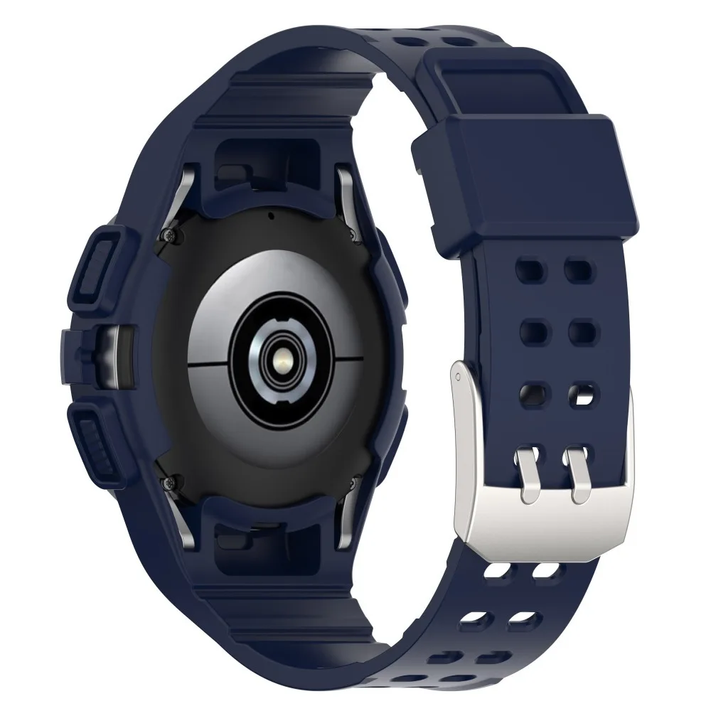 Bracelet de montre en TPU réglable pour Samsung Galaxy Watch, boîtier de montre de prévention des chutes, style sportif, 6mm, 5/4mm, 44mm