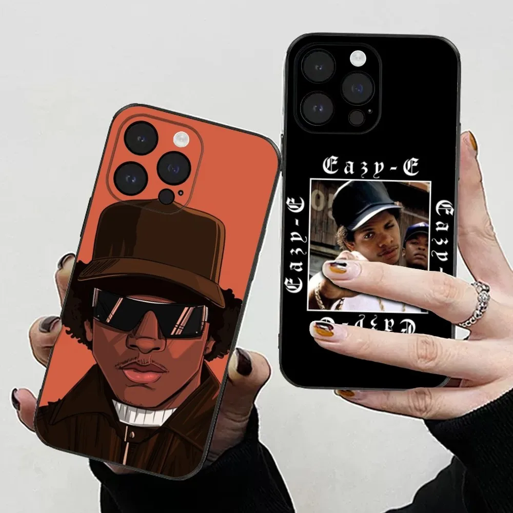 Rapper E-Eazy Phone Case For iPhone 15,14,13,12,11 Plus,Pro,Max,XR,XS,X,7,8 Plus,SE,Mini Soft Black Cover