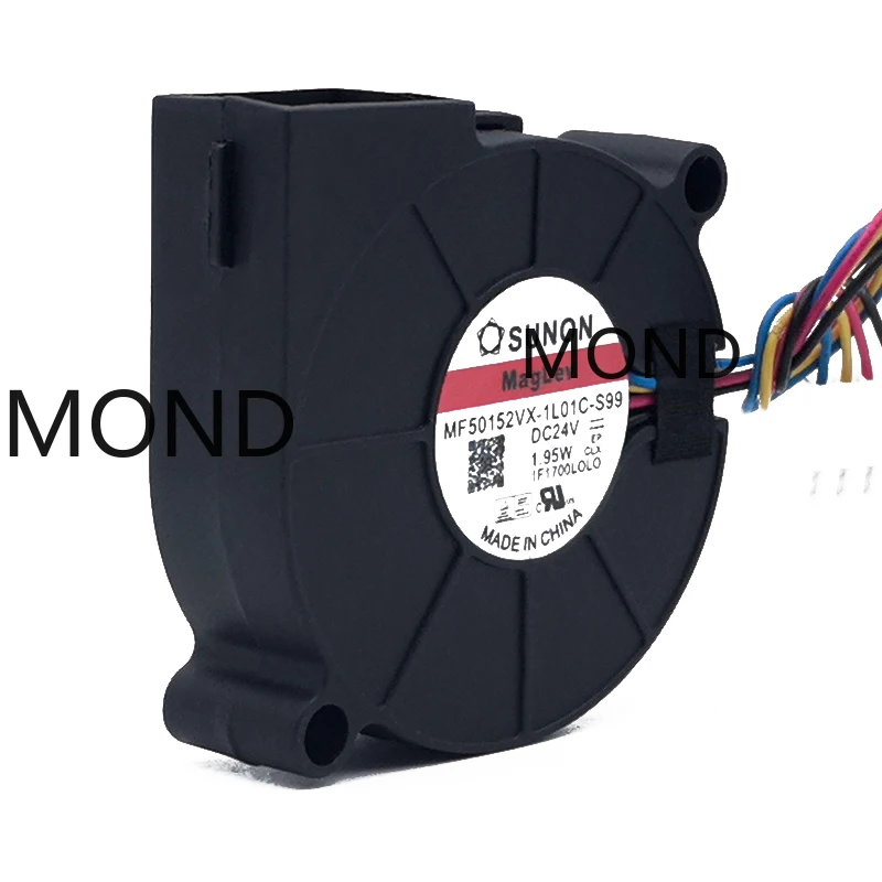 SUNON MF50152VX-1L01C-S99 Humidifier Purifier Turbine Blower Cooling Fan PWM DC24V 1.95W 5015 50*15MM Printer CPU Server Fan New