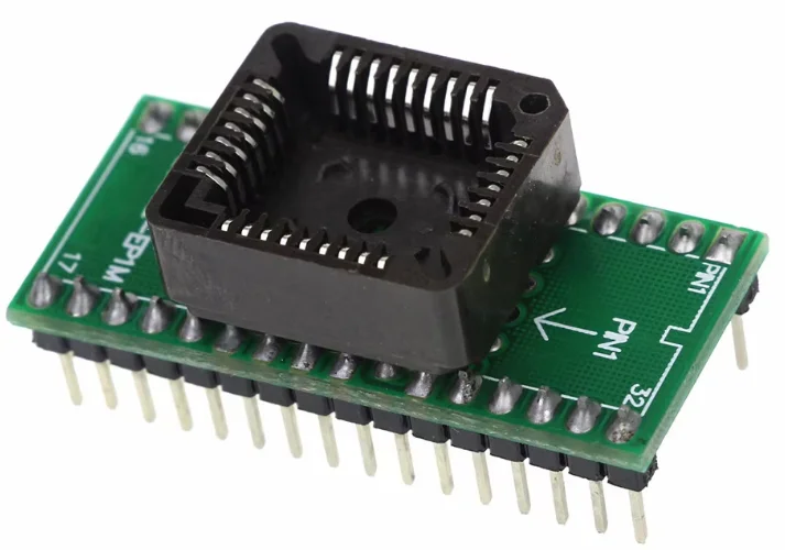 PLCC32 to DIP32 USB Universal Programmer IC Adapter Tester Socket for TL866CS TL866A EZP2010 G540 SP300