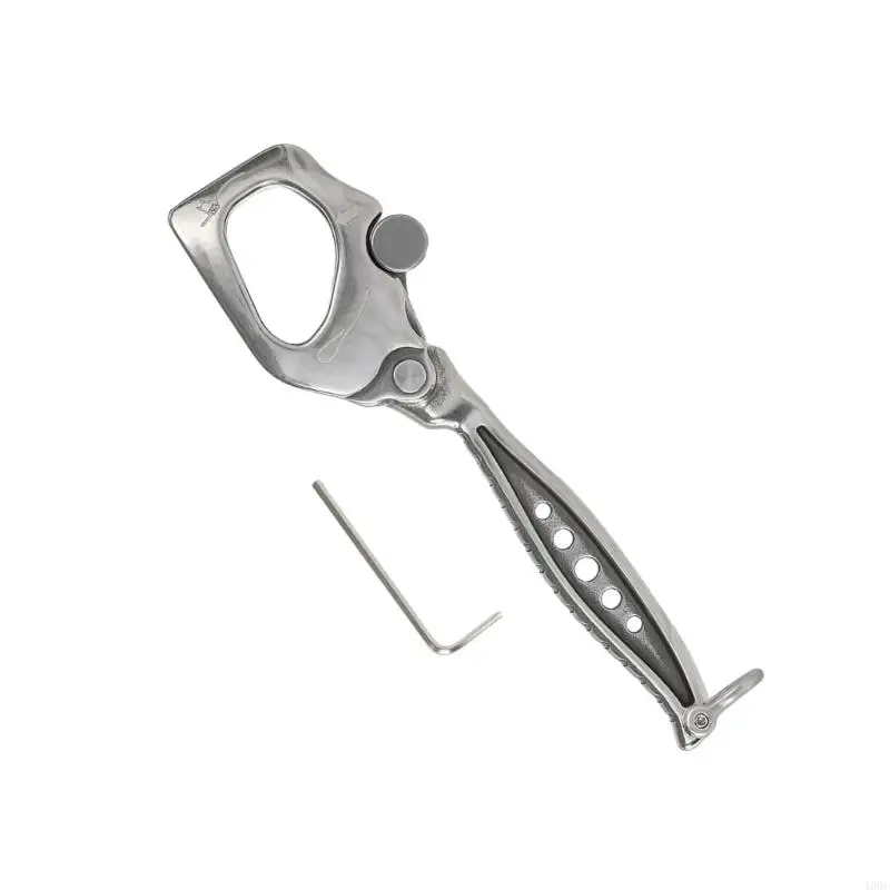 

Climbing Belay Plate Device Rescuing Figure Gear Downhill Equipment Ear Belaying 400C