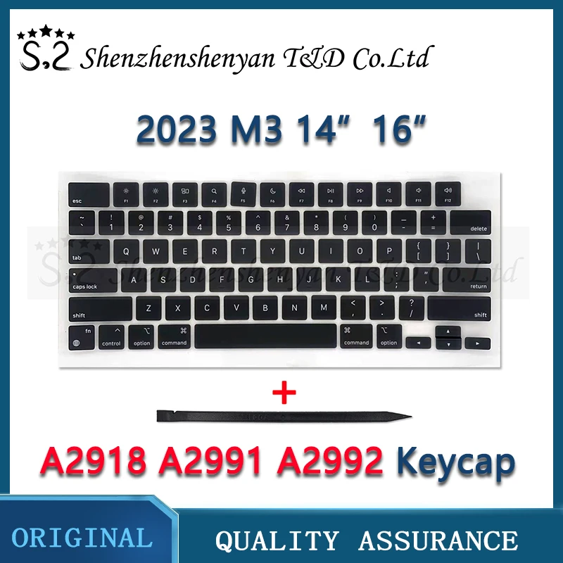 New M3 Pro M3 Max Laptop A2918 A2991 A2992 Keys Keycaps For Macbook Pro Retina 14.2