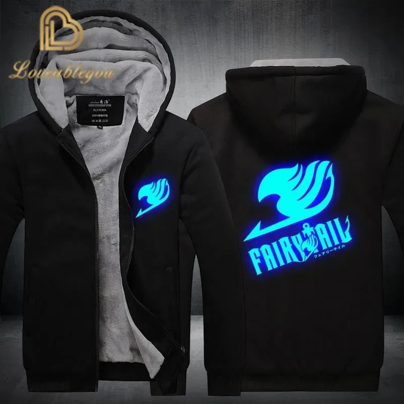 Lili 123Fans Wear invierno Anime Fairy Tail chaquetas y abrigos para mujer Sudadera con estampado 3D hombres sudaderas con capucha ropa informal estilo Hip Hop Cosplay
