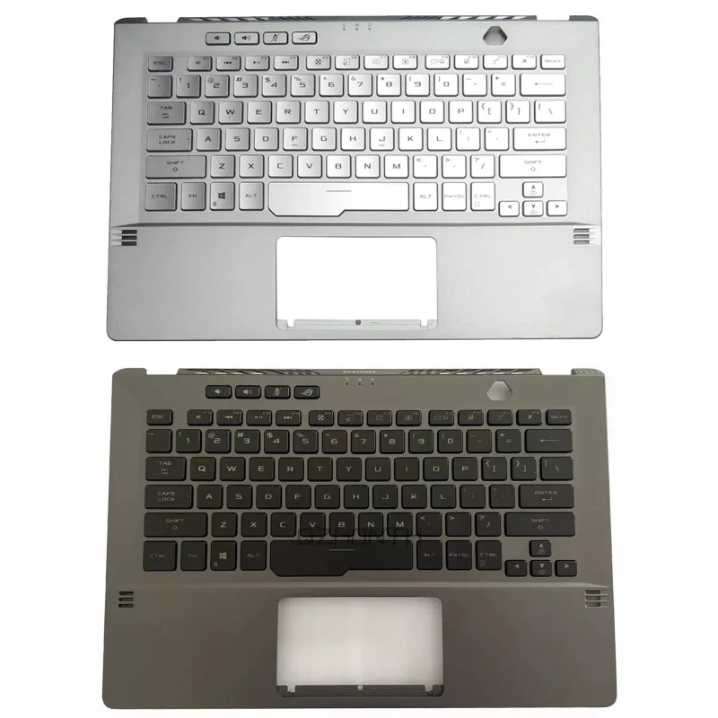 For ASUS ROG Zephyrus GA401 GA401I GA401U 14 Inch Palmrest with Backlit Keyboard Replacement