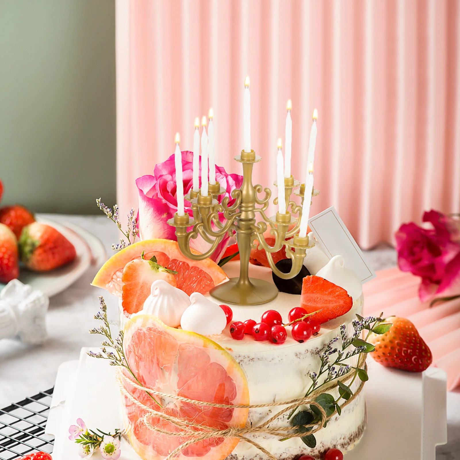 

Totority Cake Holder 2pcs Creative Birthday Decoration Party Wedding Holiday Supplies